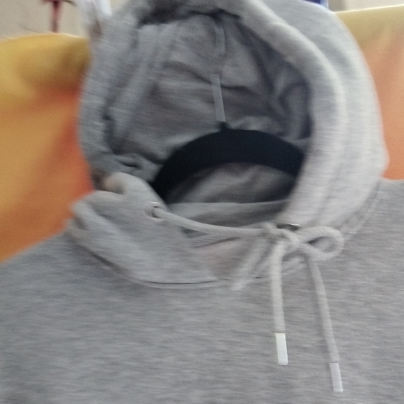 Boohoo Gray Hoodie Jacket - Picture 9 of 16